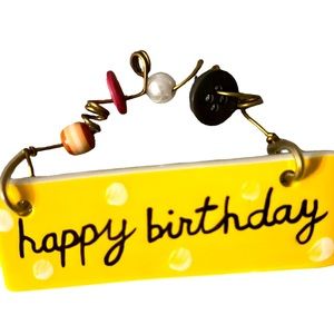 Happy Birthday Tag or Tile